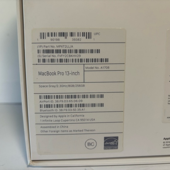 MacBook Pro Apple 14” EMPTY BOX ONLY EXCELLENT CONDITION - Picture 5 of 9